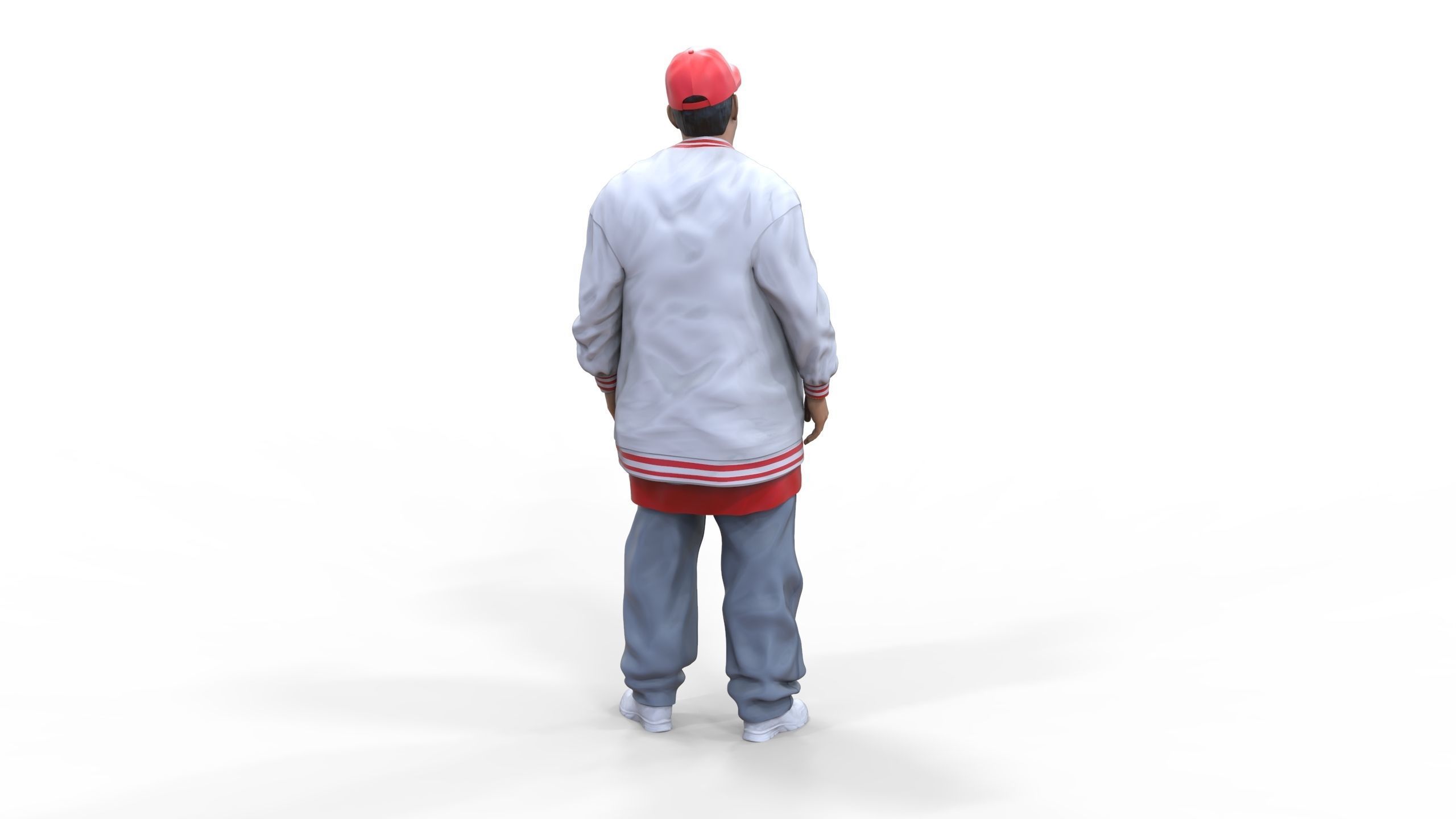 N3 Homies or hip hop Group 3D print model_25