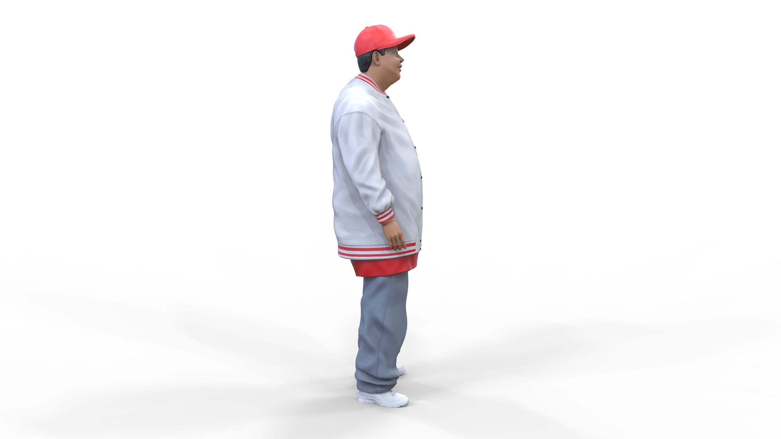 N3 Homies or hip hop Group 3D print model_35