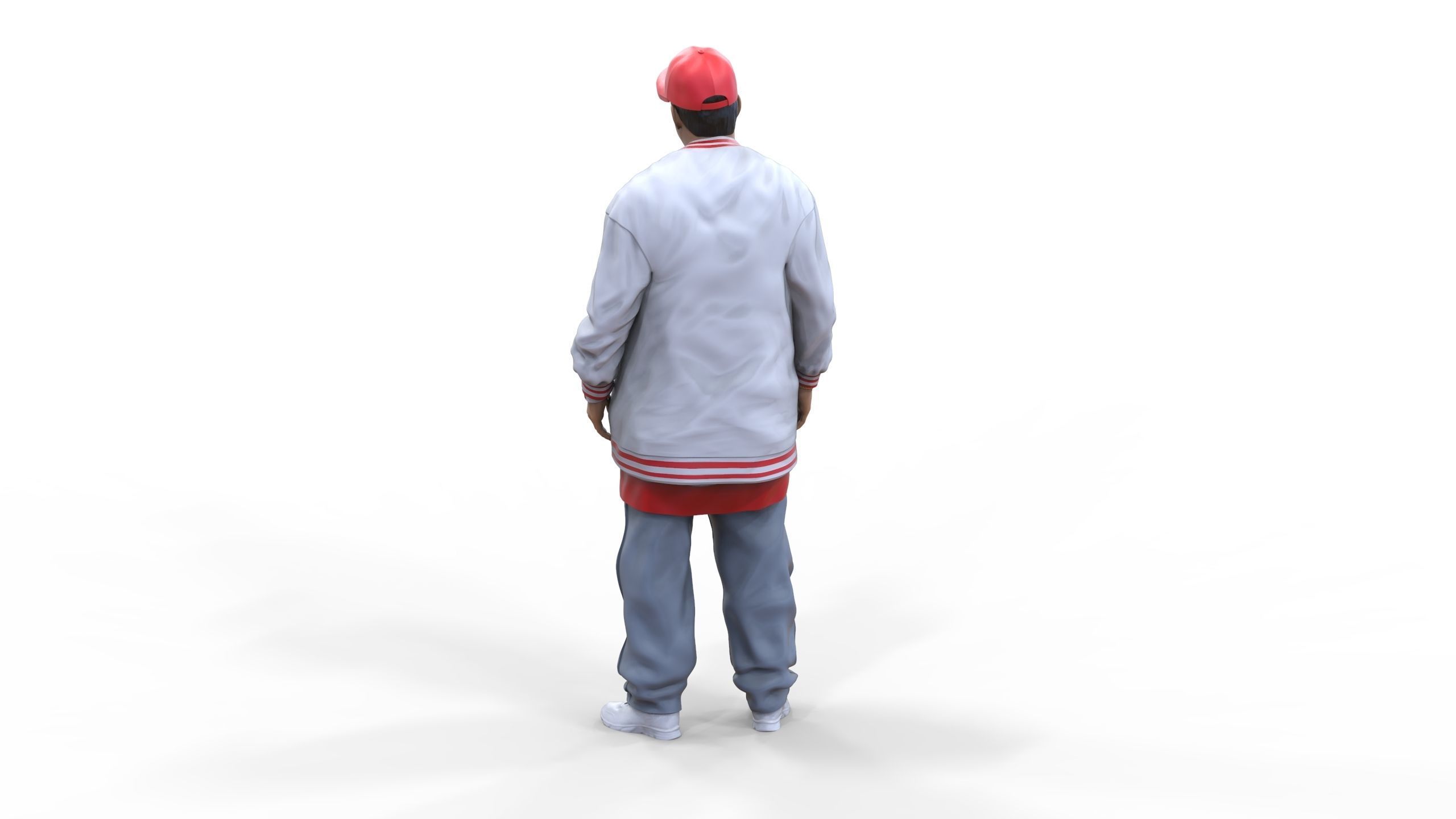 N3 Homies or hip hop Group 3D print model_22