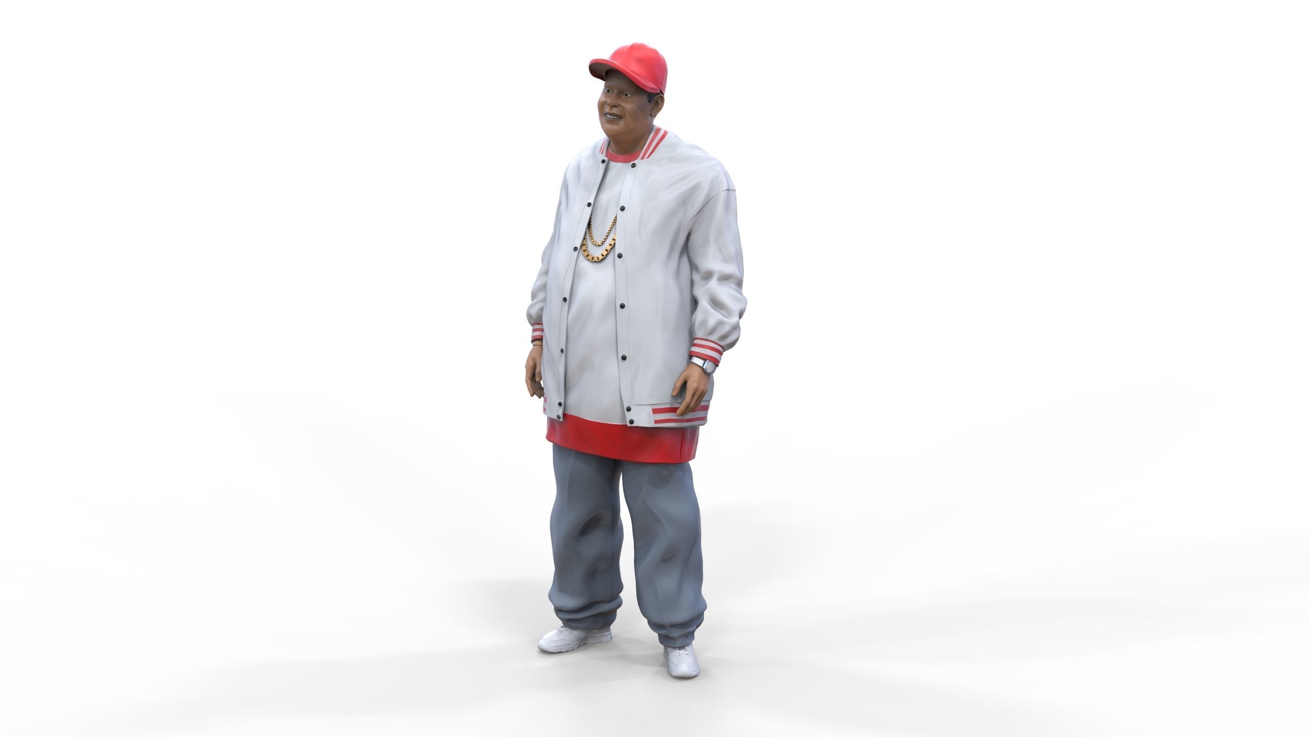 N3 Homies or hip hop Group 3D print model_8