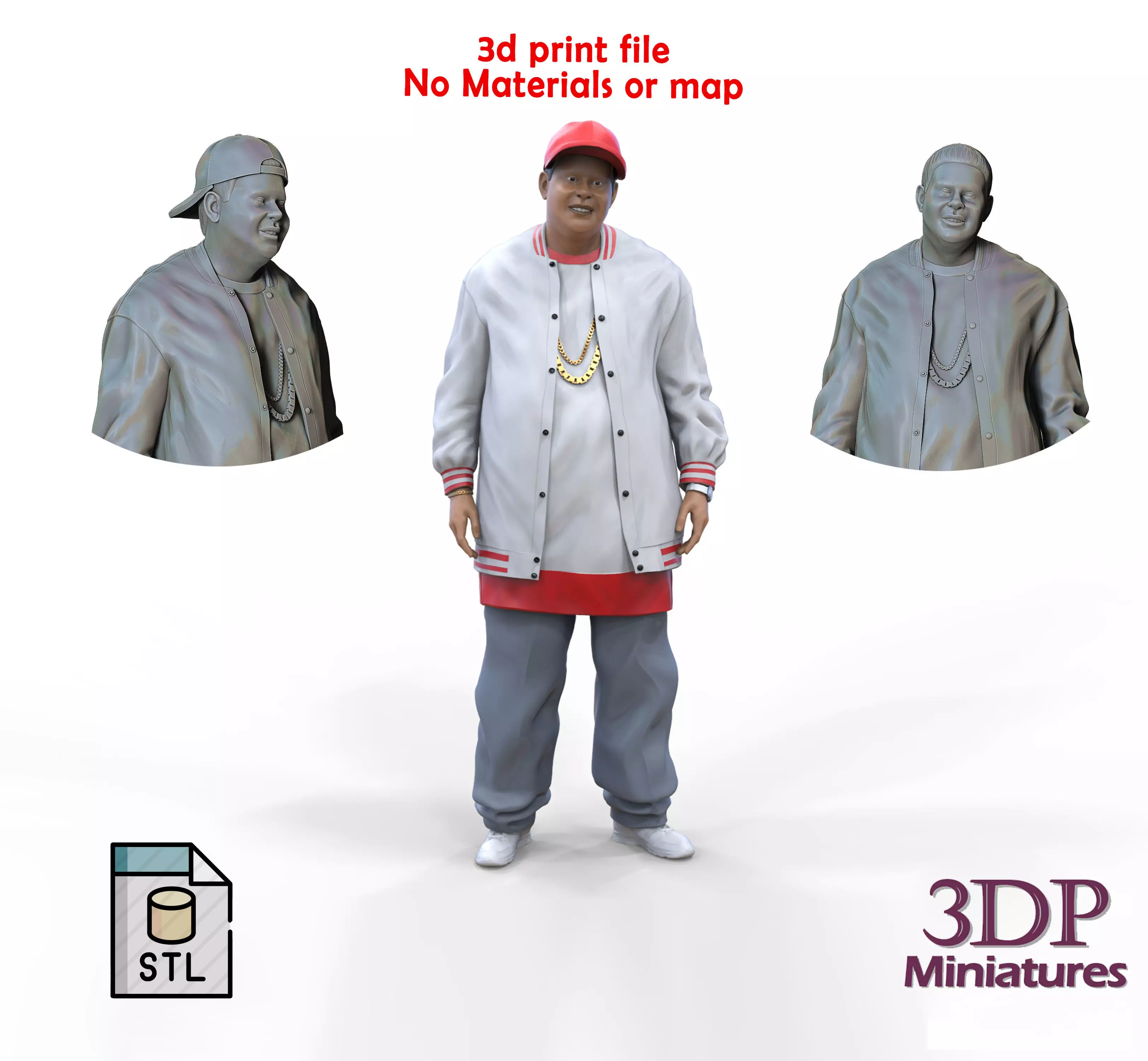 N3 Homies or hip hop Group 3D print model_0