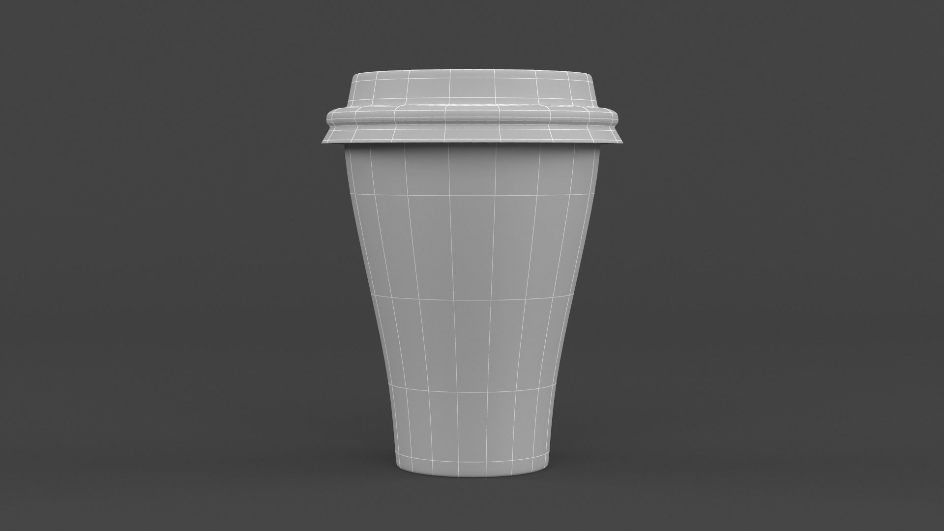 Plastic Yogurt Cups 3D model_14