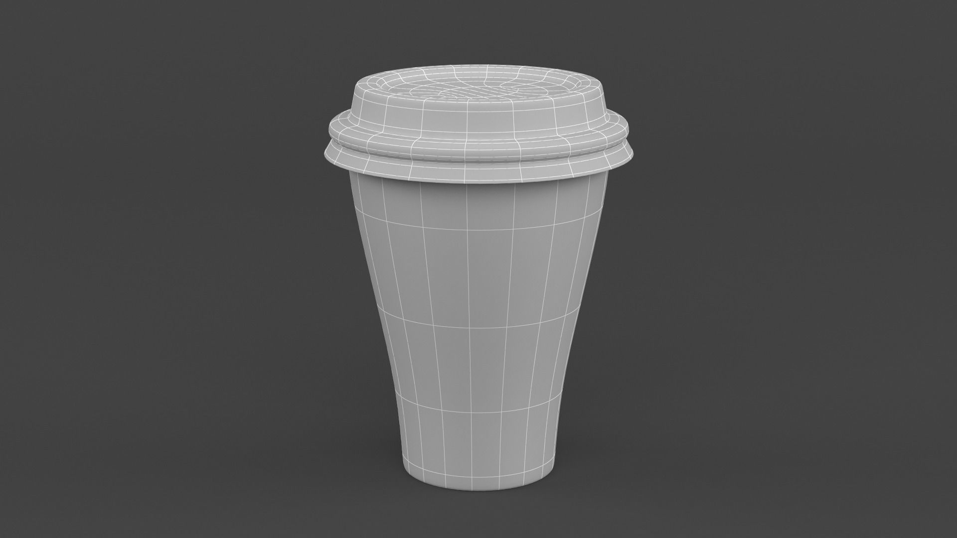 Plastic Yogurt Cups 3D model_15