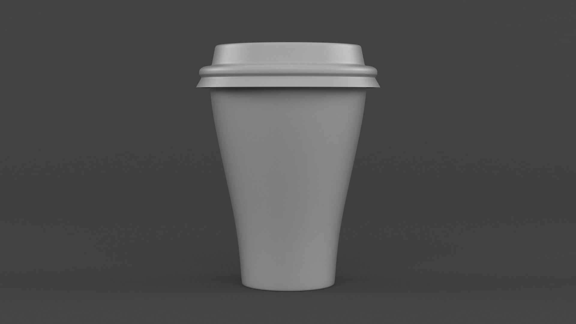 Plastic Yogurt Cups 3D model_3