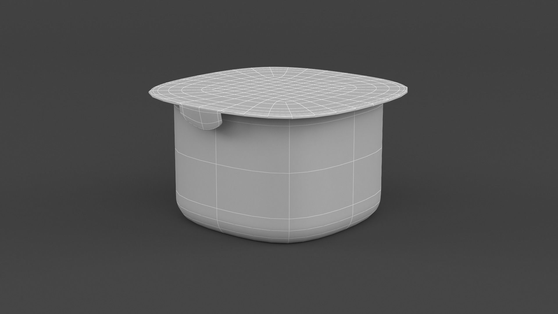 Plastic Yogurt Cups 3D model_19