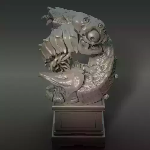 Nug and Yeb Statuette 3D model
