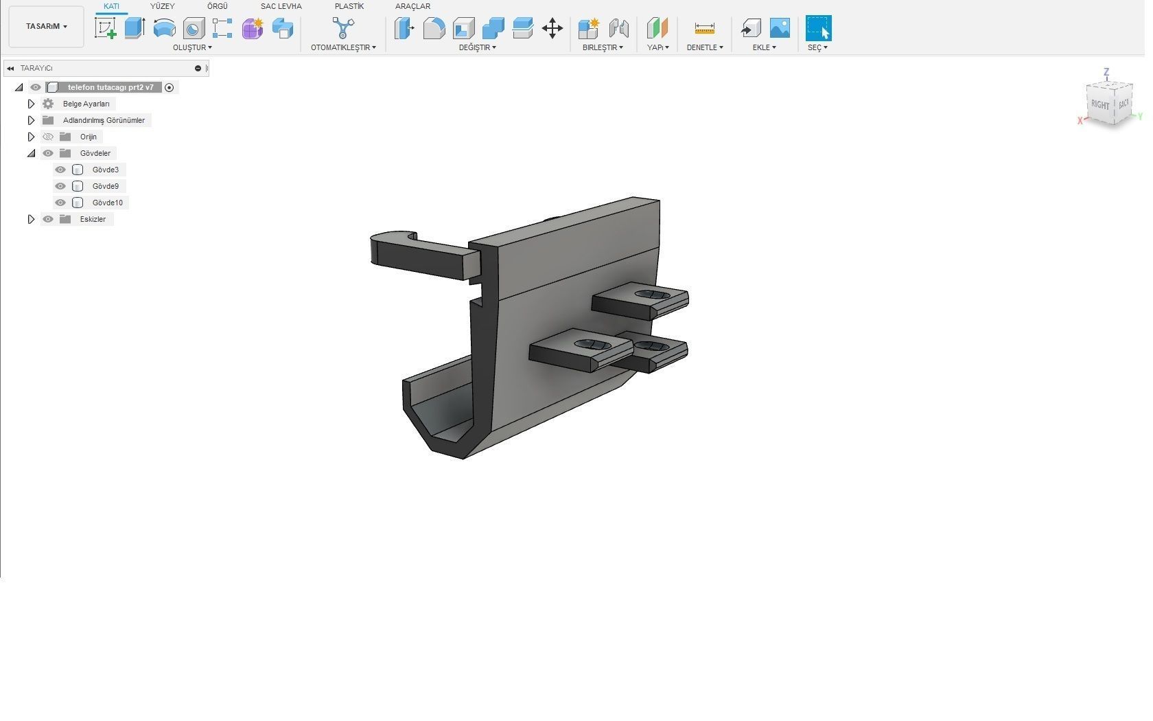 FIESTA MK6 PHONE HOLDER 3D print model_1