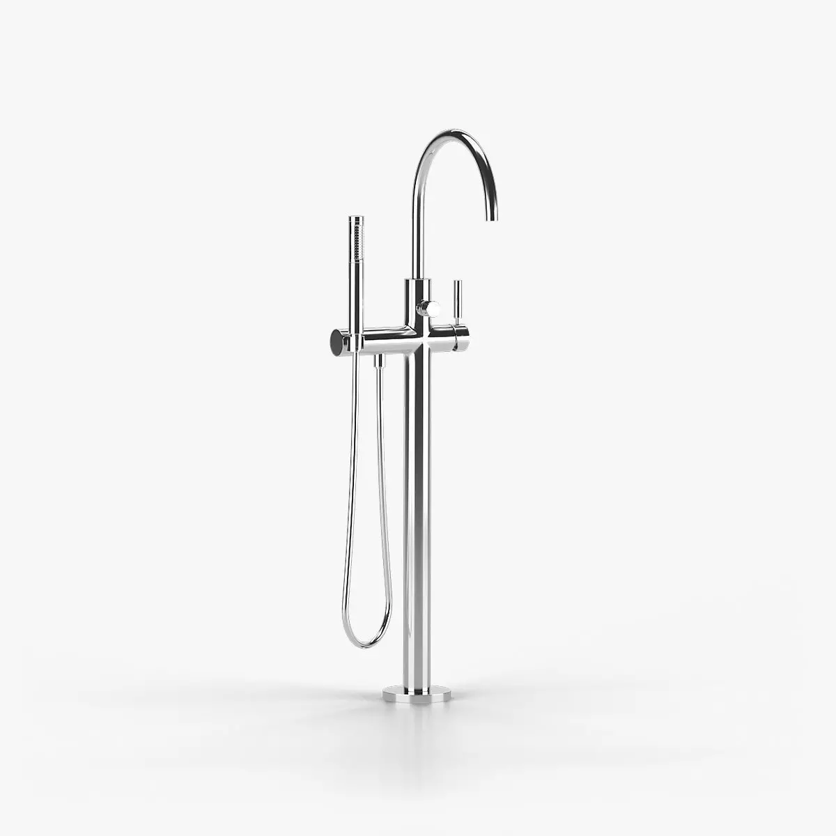 Neve Lino Floor Standing Bath Mixer 3D model