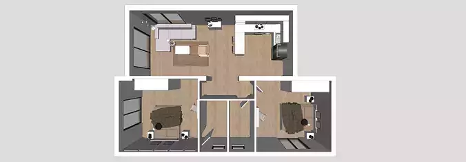 2plus1 house template