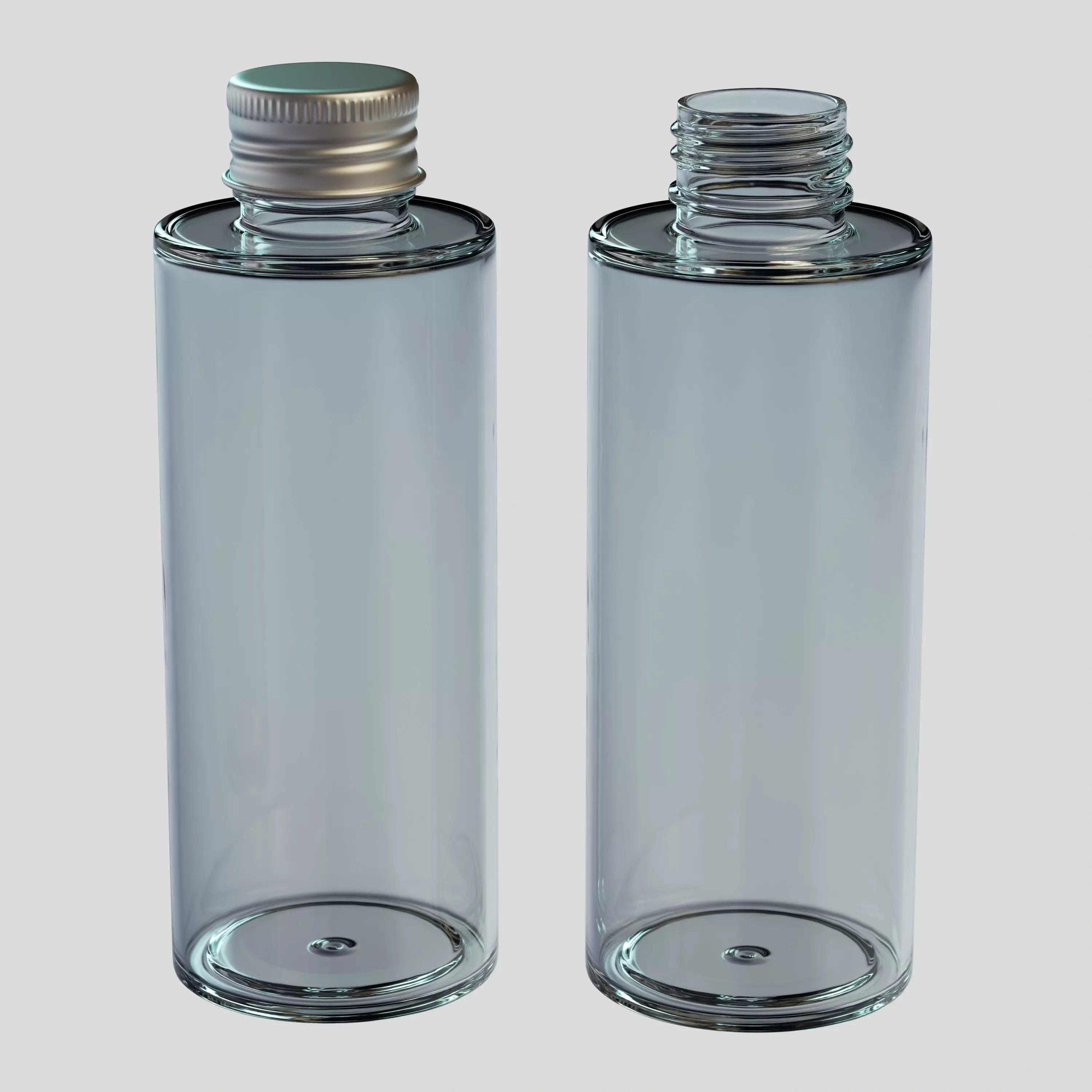 Cosmetic Bottle for Lotion 3D model_0