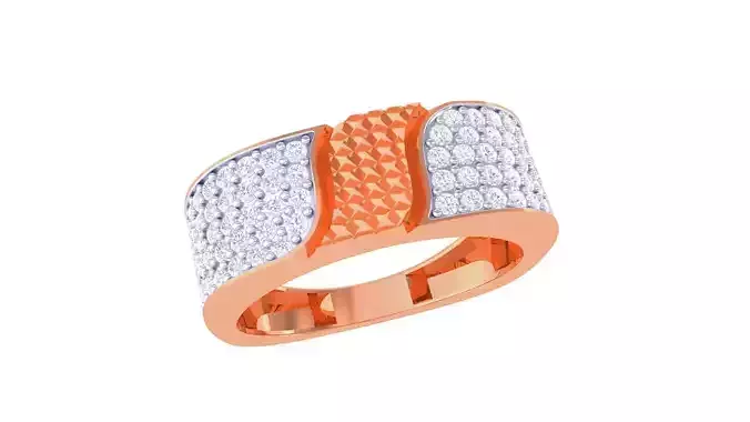 Men Groom Gents Diamond Ring 3dm stl obj mtl 3mf glb gltf