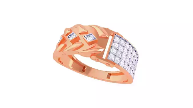 Belt Men Groom Gents Diamond Ring 3dm stl obj mtl 3mf glb gltf 3D print model