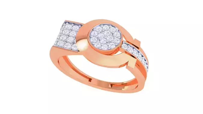 Men Groom Gents Diamond Ring 3dm stl obj mtl 3mf glb gltf