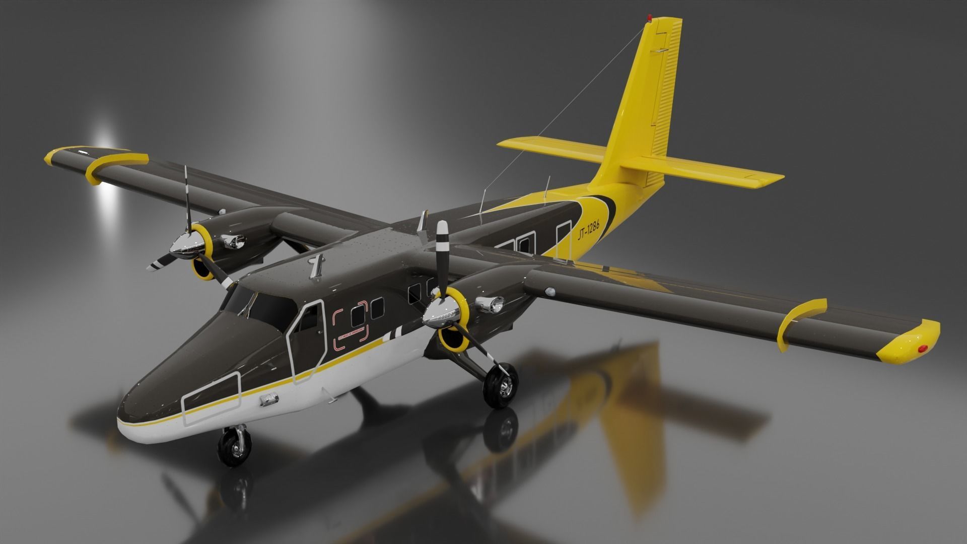 Light Aircraft Lifetime Pack 3D model_2