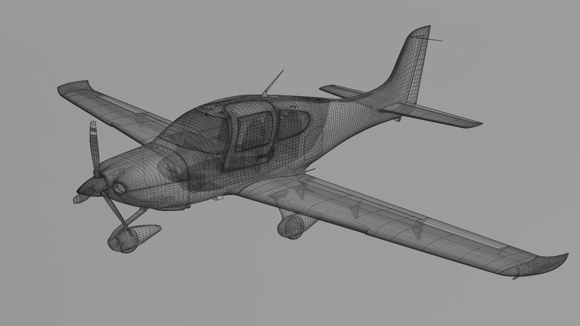 Light Aircraft Lifetime Pack 3D model_10