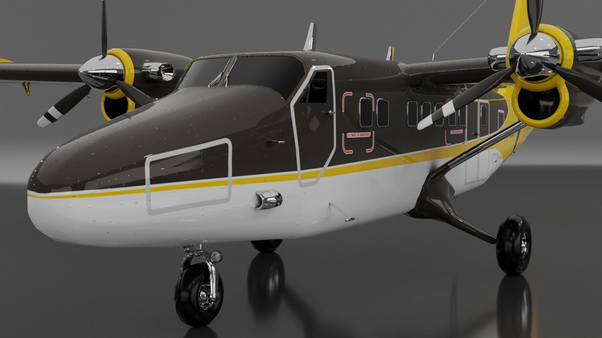 Light Aircraft Lifetime Pack 3D model_4