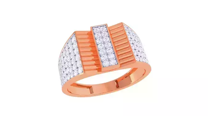 Men Groom Gents Diamond Ring 3dm stl obj mtl 3mf glb gltf