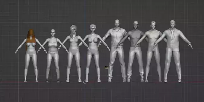 Human models pack