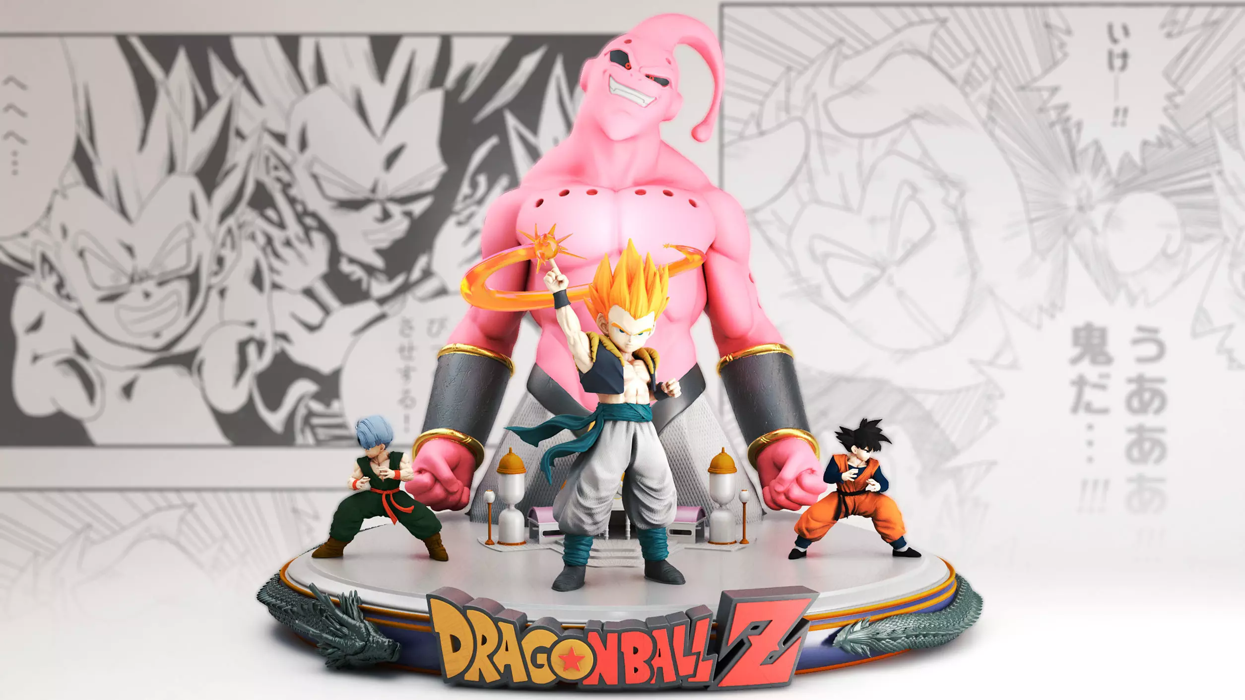 gotenks dragon ball z 3D print model_0