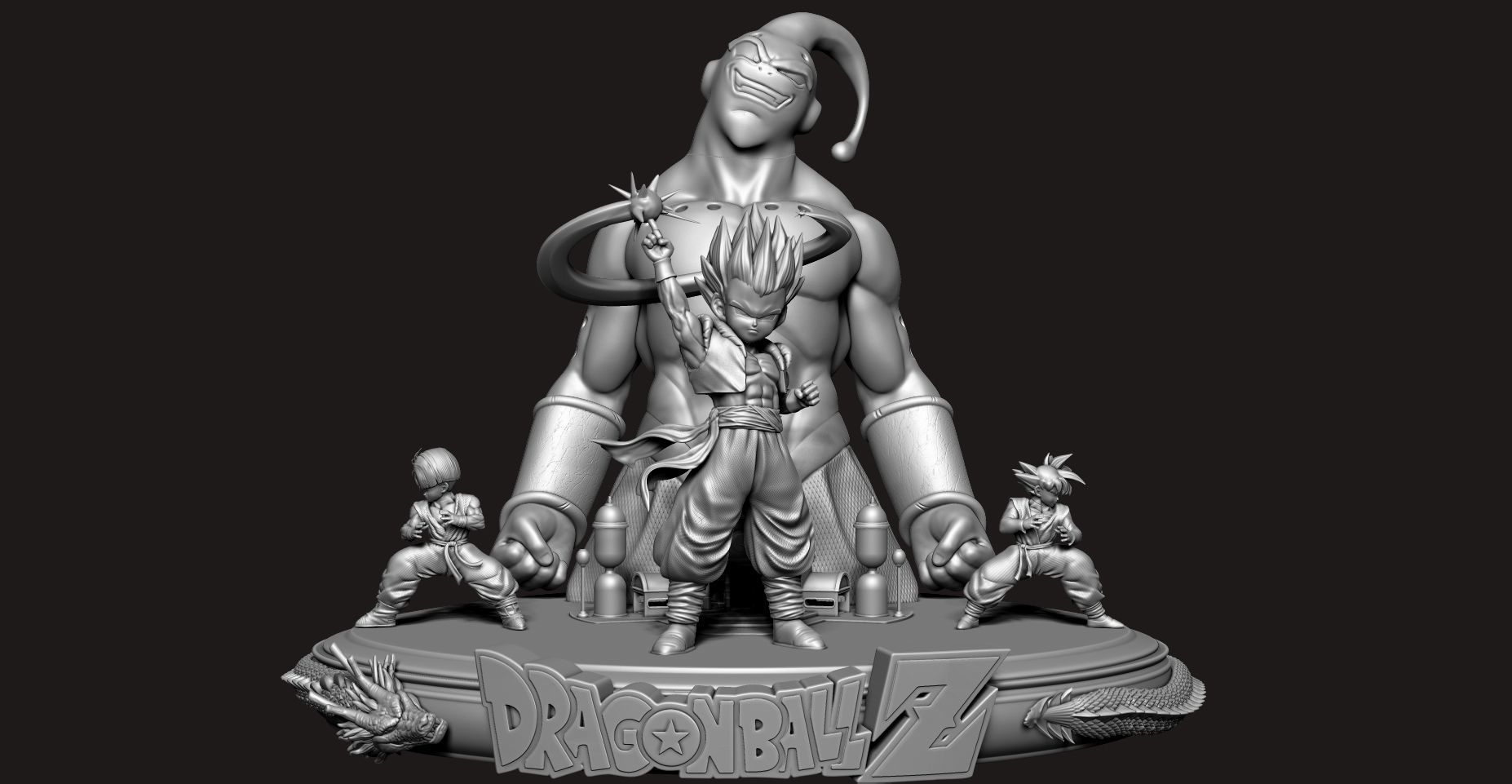 gotenks dragon ball z 3D print model_5