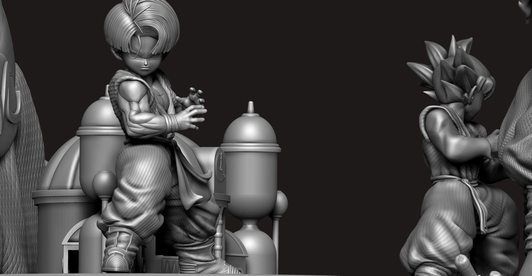 gotenks dragon ball z 3D print model_4