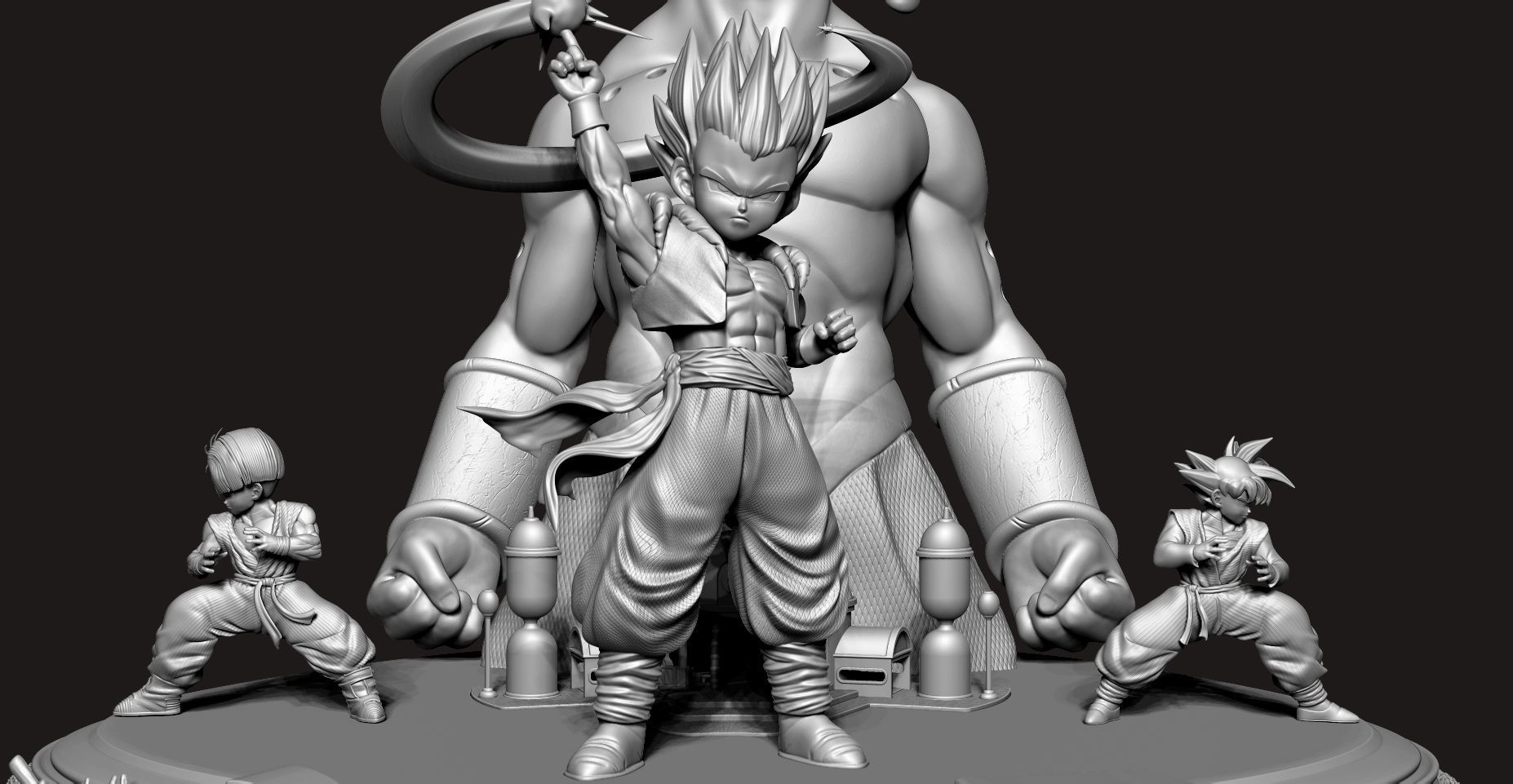 gotenks dragon ball z 3D print model_3