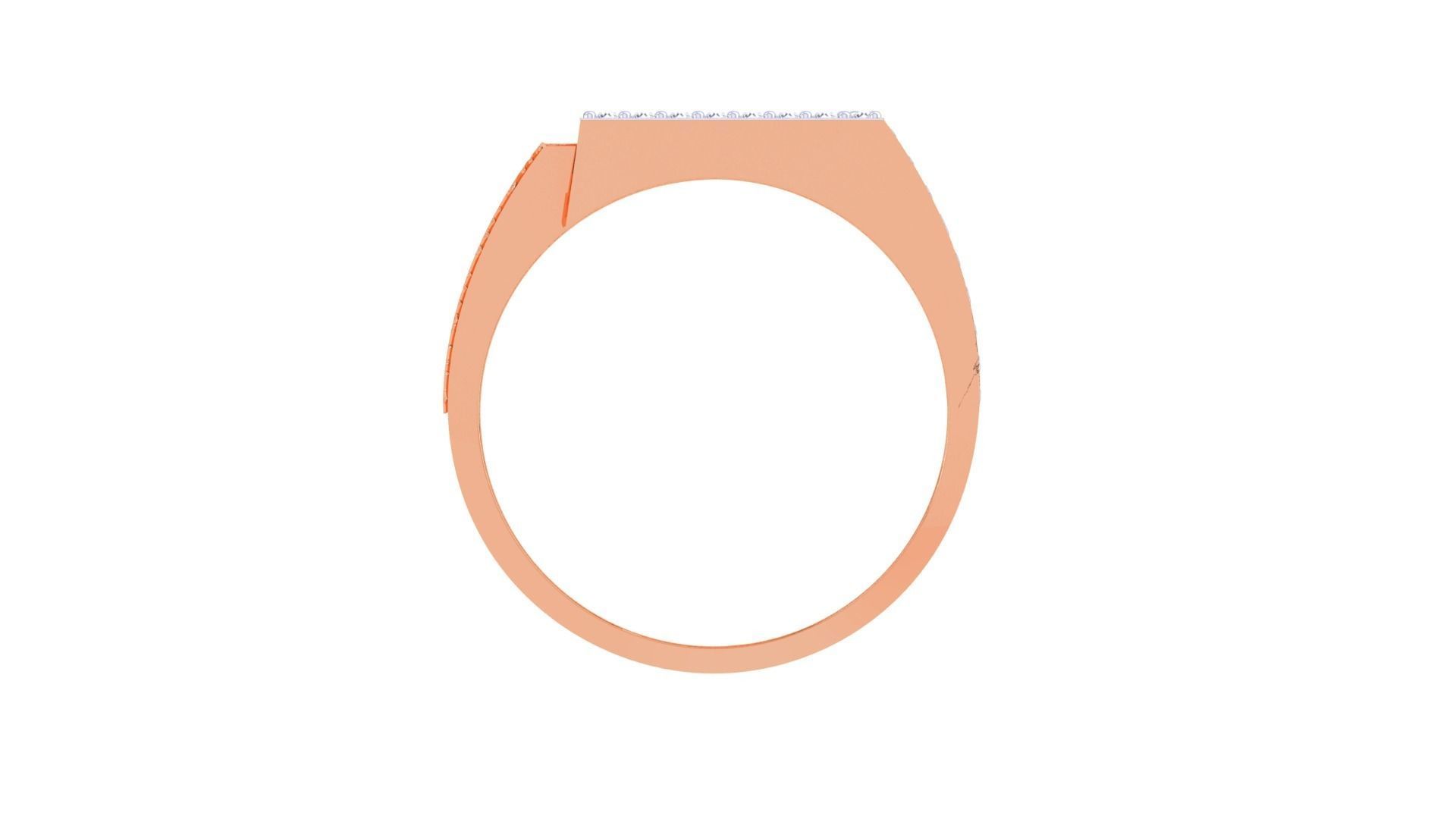 Men Groom Gents Diamond Ring 3dm stl obj mtl 3mf glb gltf 3D print model_11