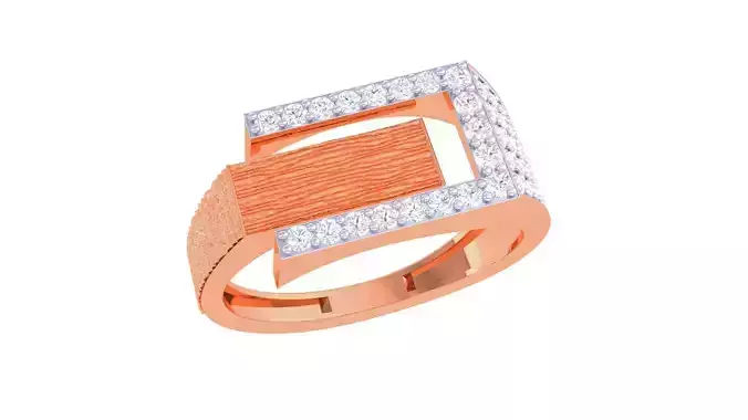 Men Groom Gents Diamond Ring 3dm stl obj mtl 3mf glb gltf