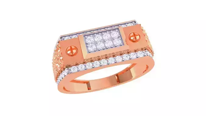 Belt Men Groom Gents Diamond Ring 3dm stl obj mtl 3mf glb 3D print model