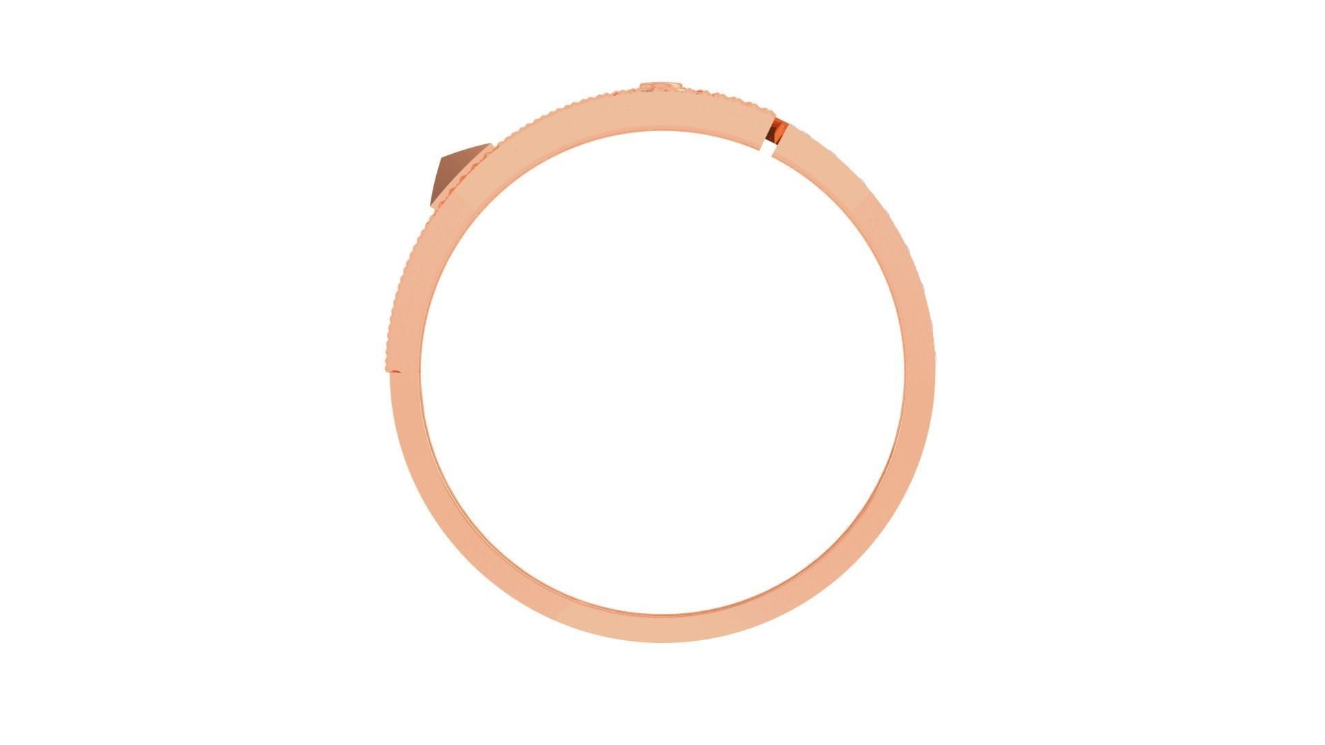 Screw Head Men Groom Gents Diamond Ring 3dm stl obj mtl 3mf glb 3D print model_9