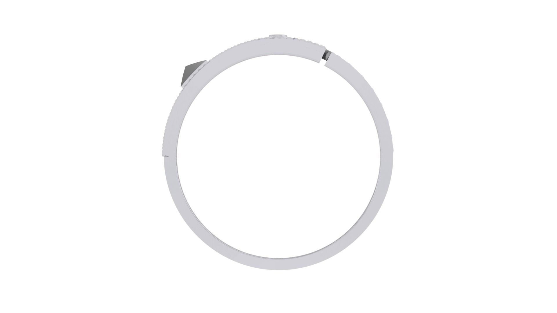 Screw Head Men Groom Gents Diamond Ring 3dm stl obj mtl 3mf glb 3D print model_8