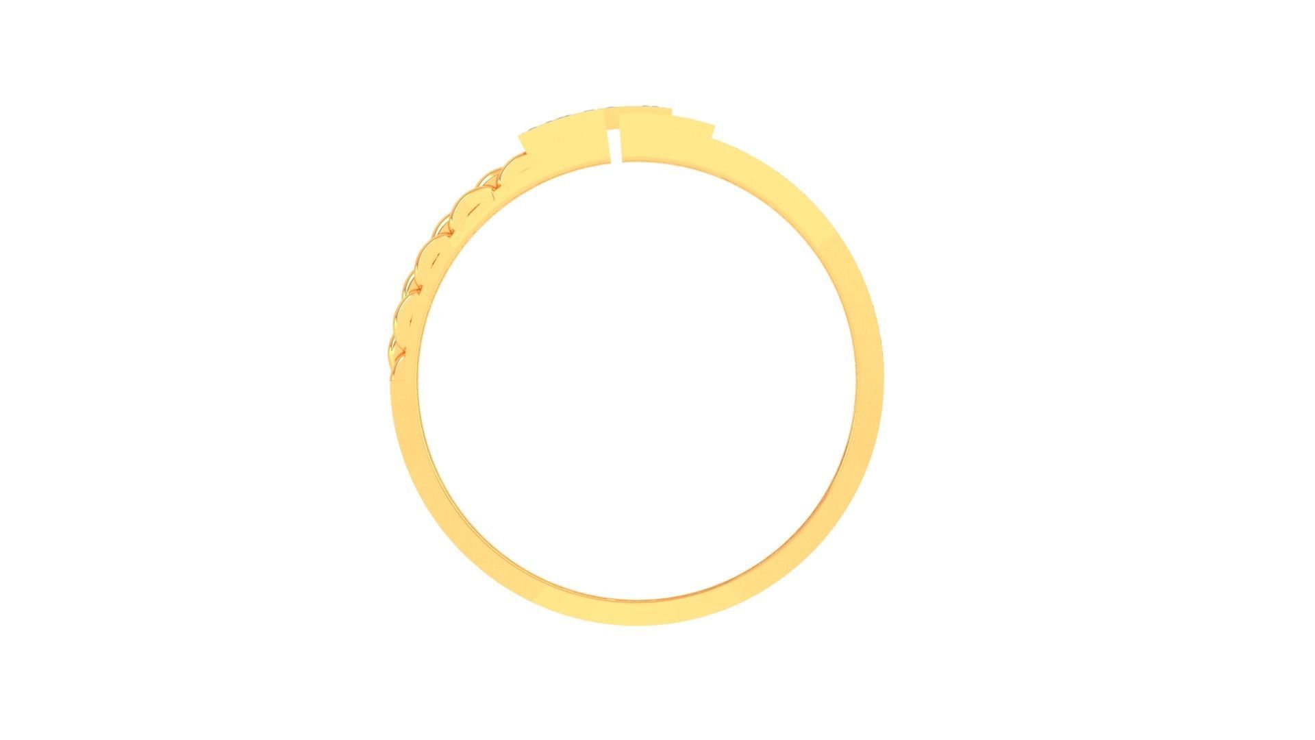 Woven Wire Belt Men Groom Gents Diamond Ring 3dm stl obj mtl 3mf 3D print model_10