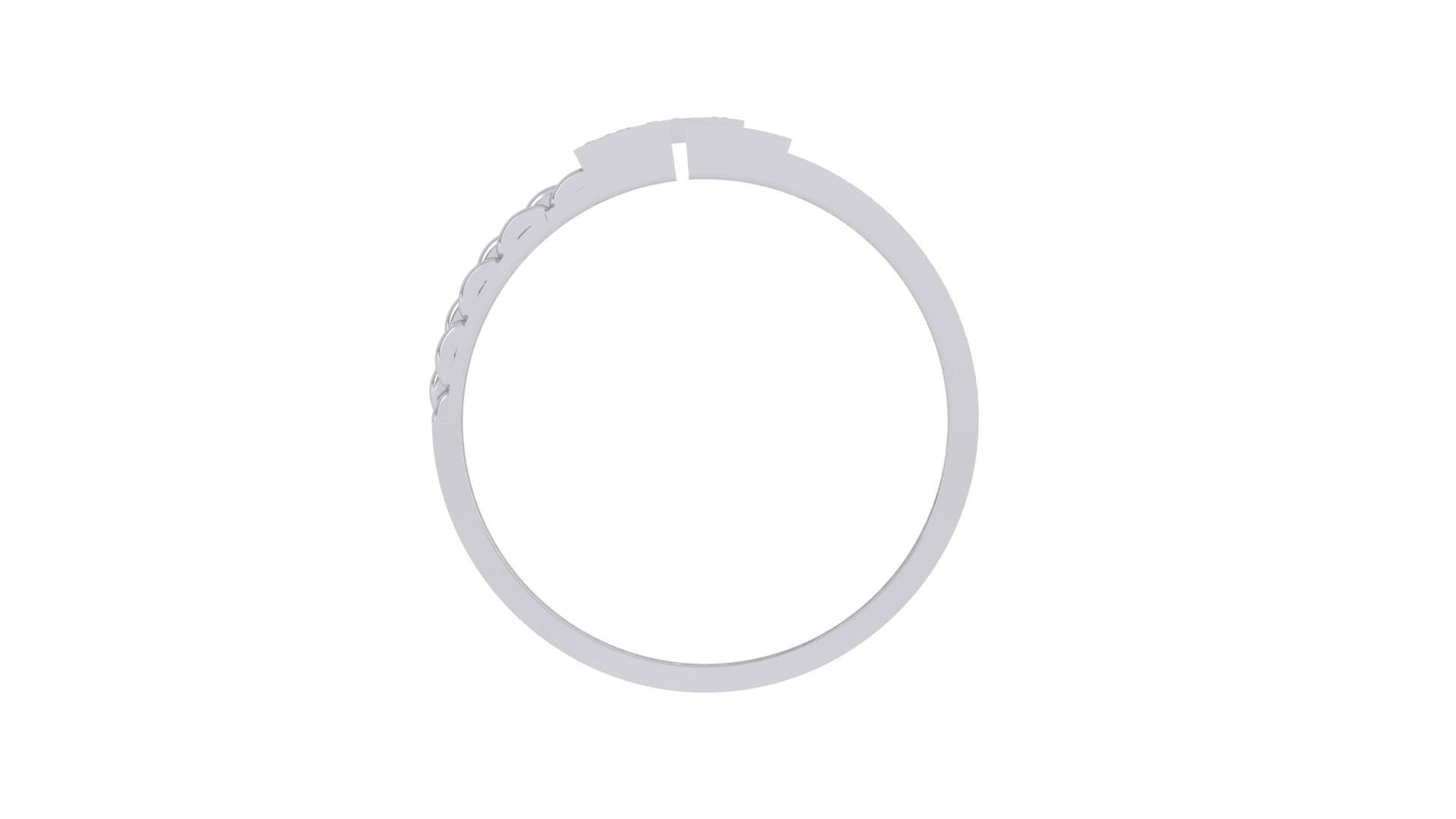 Woven Wire Belt Men Groom Gents Diamond Ring 3dm stl obj mtl 3mf 3D print model_9