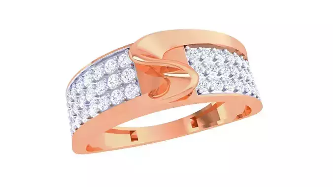 Men Groom Gents Diamond Ring 3dm stl obj mtl 3mf glb gltf