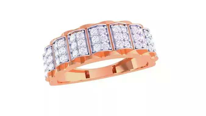 Men Groom Gents Diamond Ring 3dm stl obj mtl 3mf glb gltf