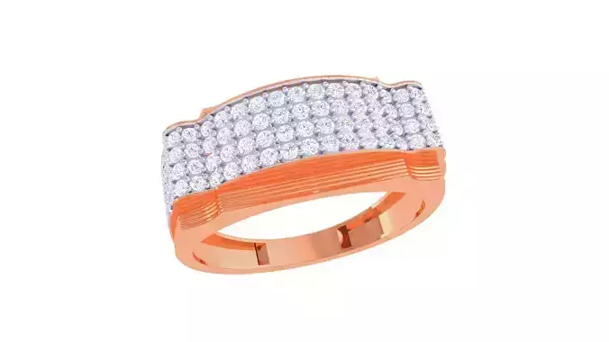 Men Groom Gents Diamond Ring 3dm stl obj mtl 3mf glb