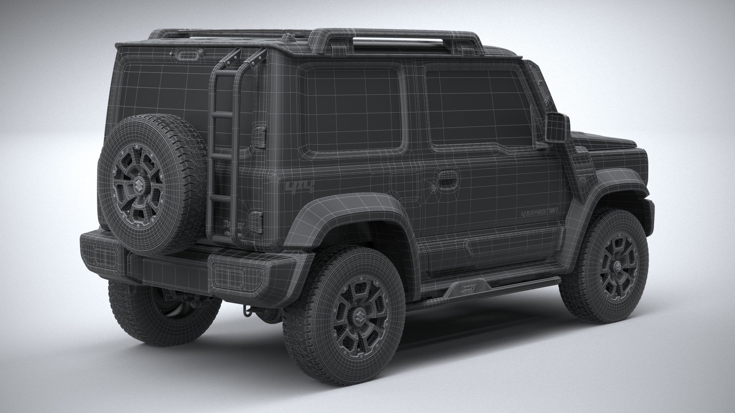 Suzuki Jimny 4expedition 2024 3D model_29