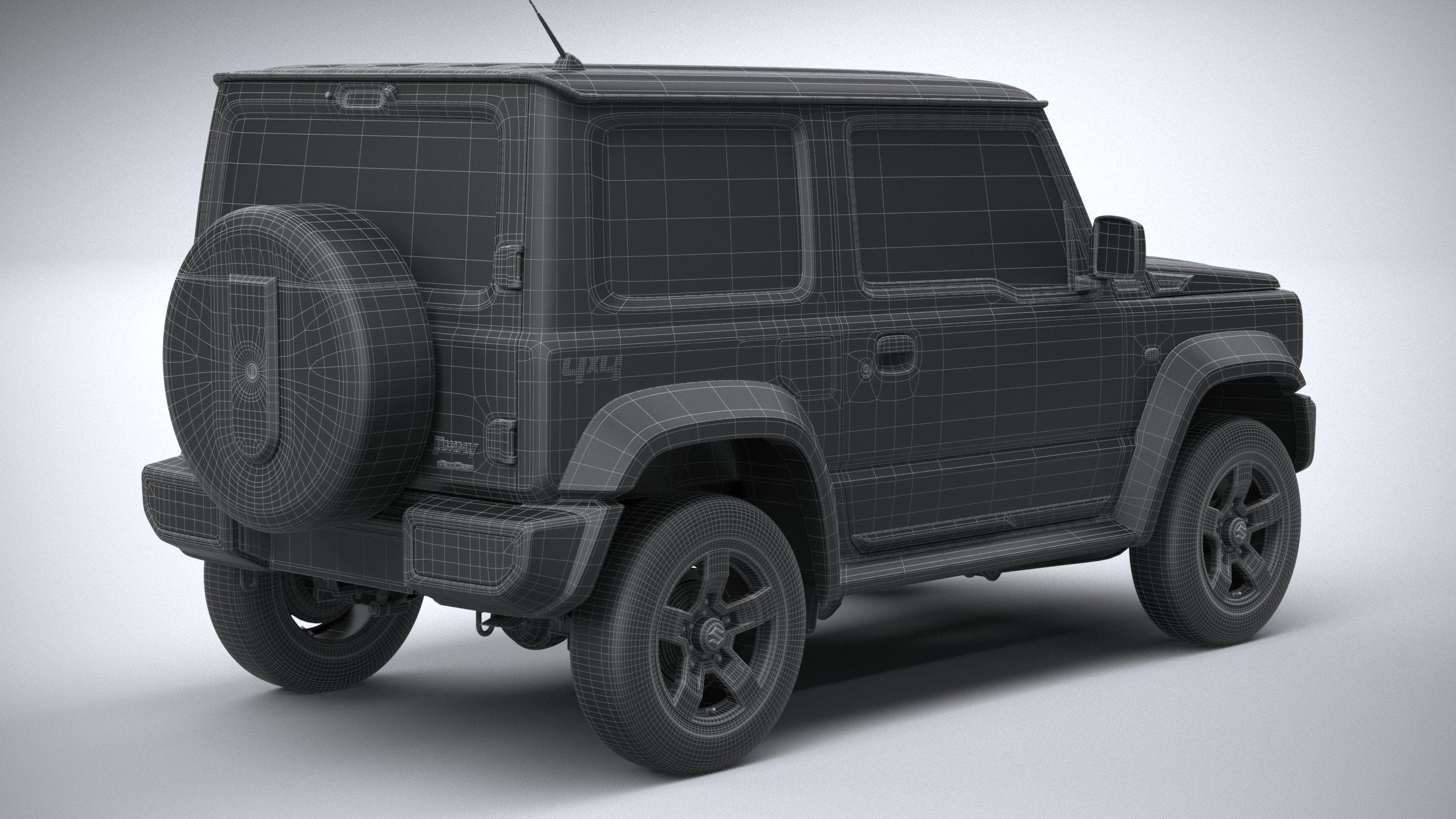 Suzuki Jimny 4style 2024 3D model_29