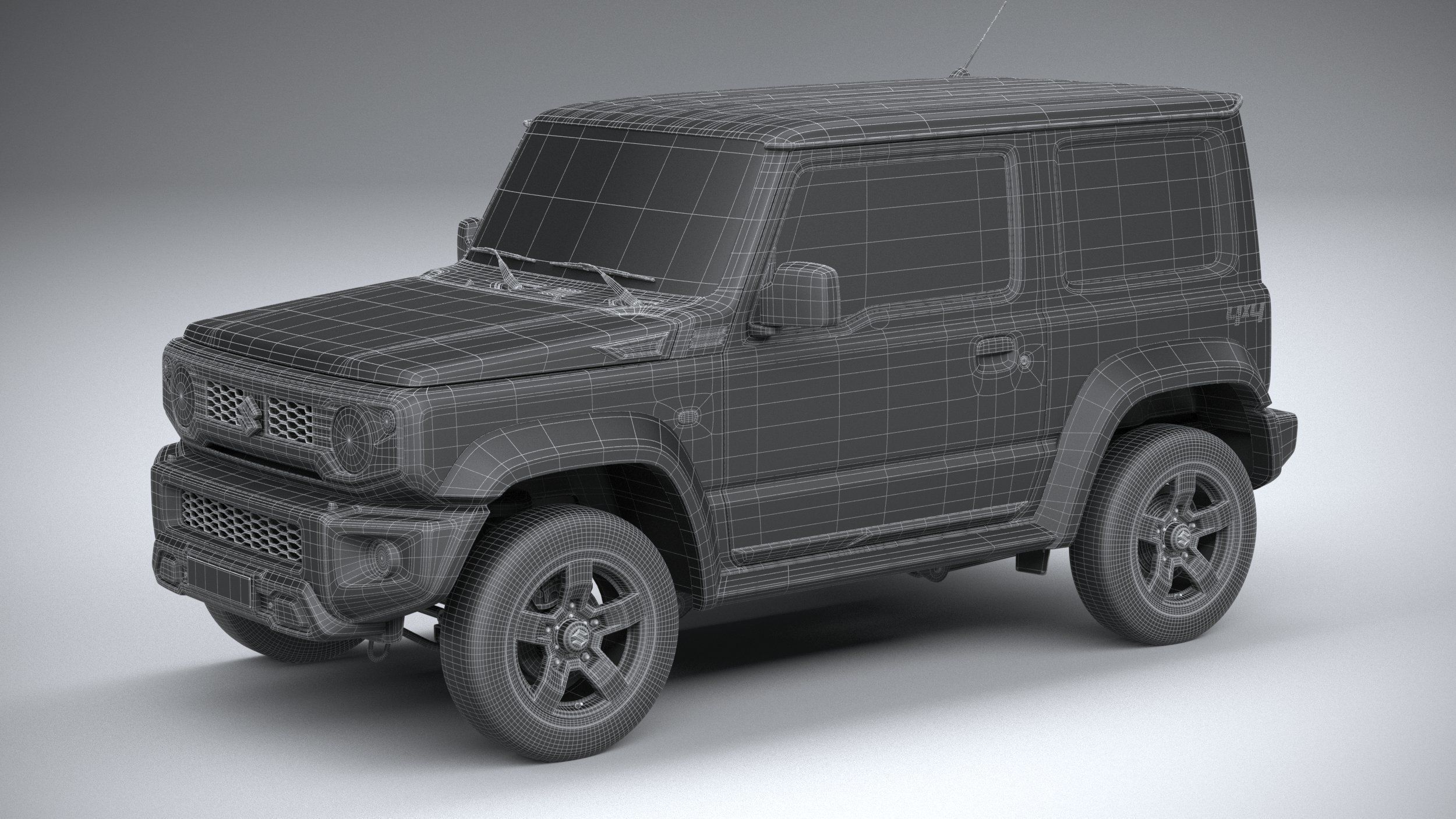 Suzuki Jimny 4style 2024 3D model_28