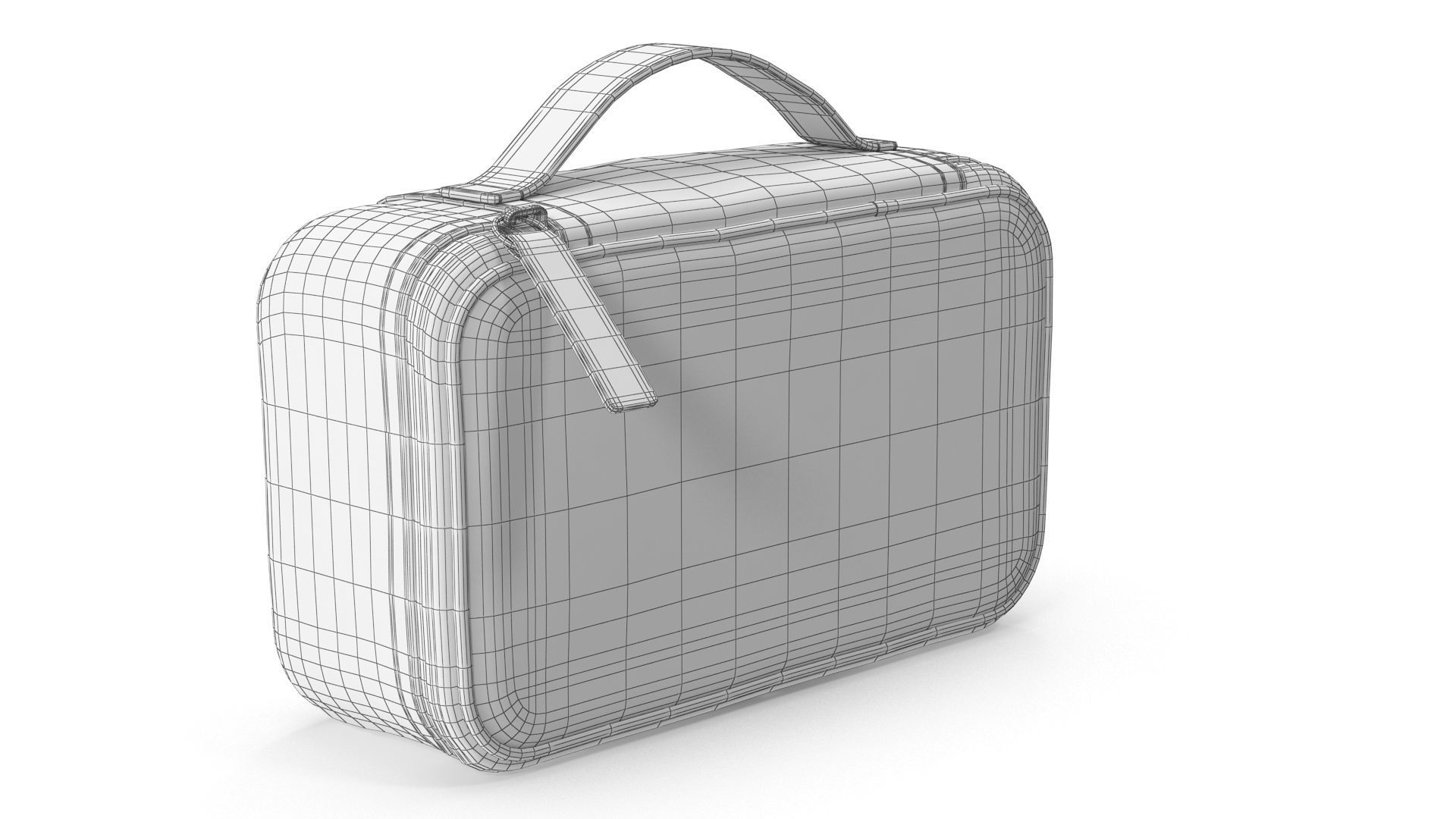 Organizer Bag - Closed Low-poly 3D model_7