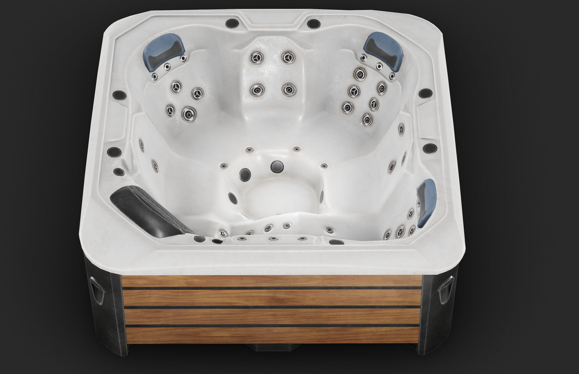 Game ready Jacuzzi Low-poly 3D model_3