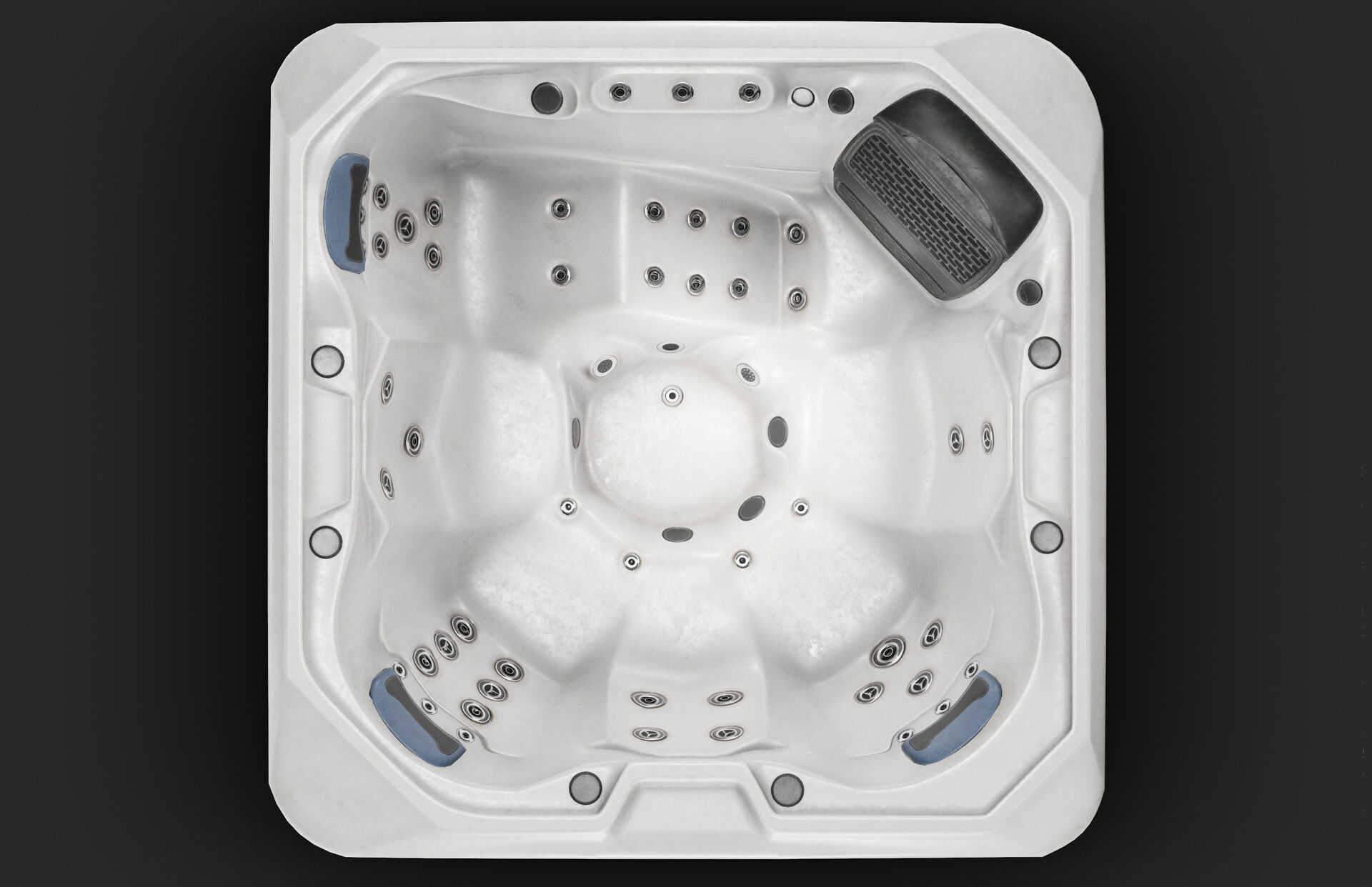 Game ready Jacuzzi Low-poly 3D model_2