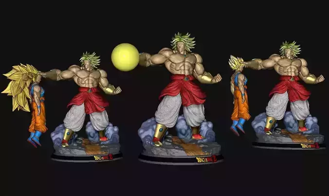 Broly vs Goku