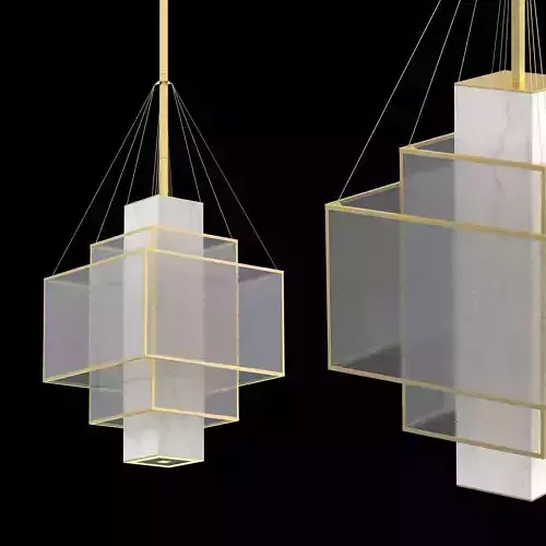 Aquila Quartz Chandelier II