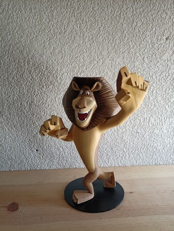 Alex the leon Madagascar  3D print model_7