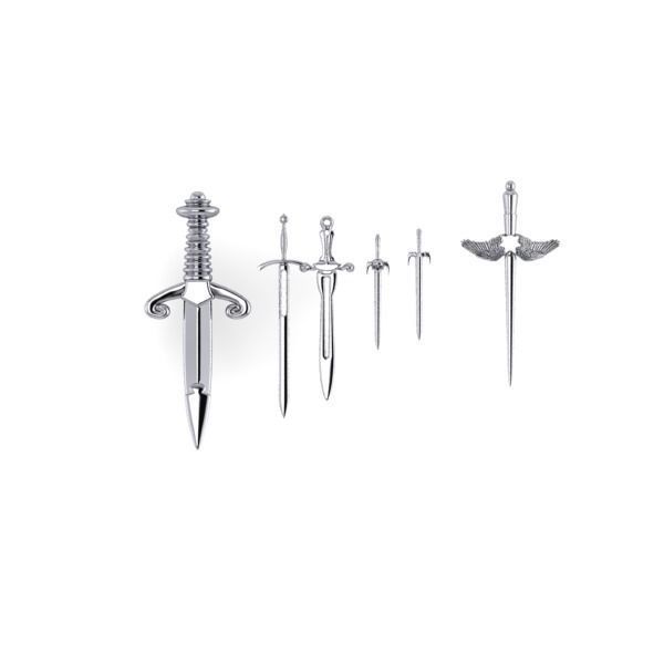 Collection of Various Assorted Swords 3D models 3D print model_1