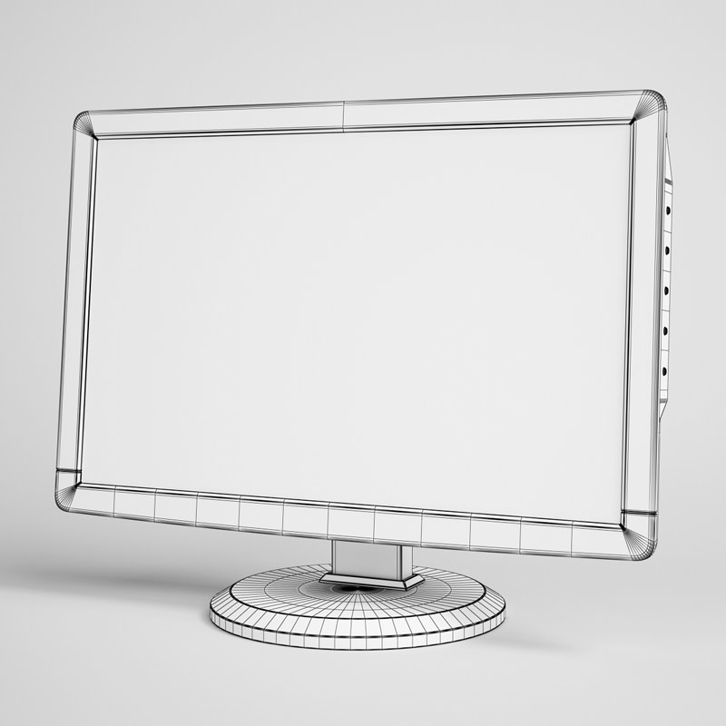 Monitor 19 3D model_3
