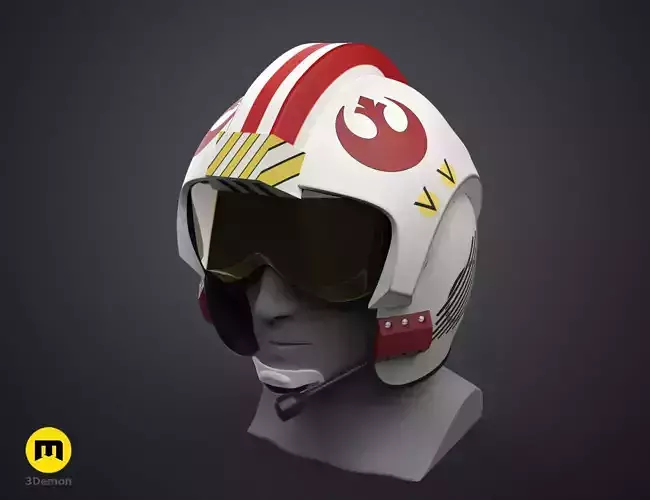 Luke Skywalker X-Wing Pilot Helmet - Star Wars 3D print model