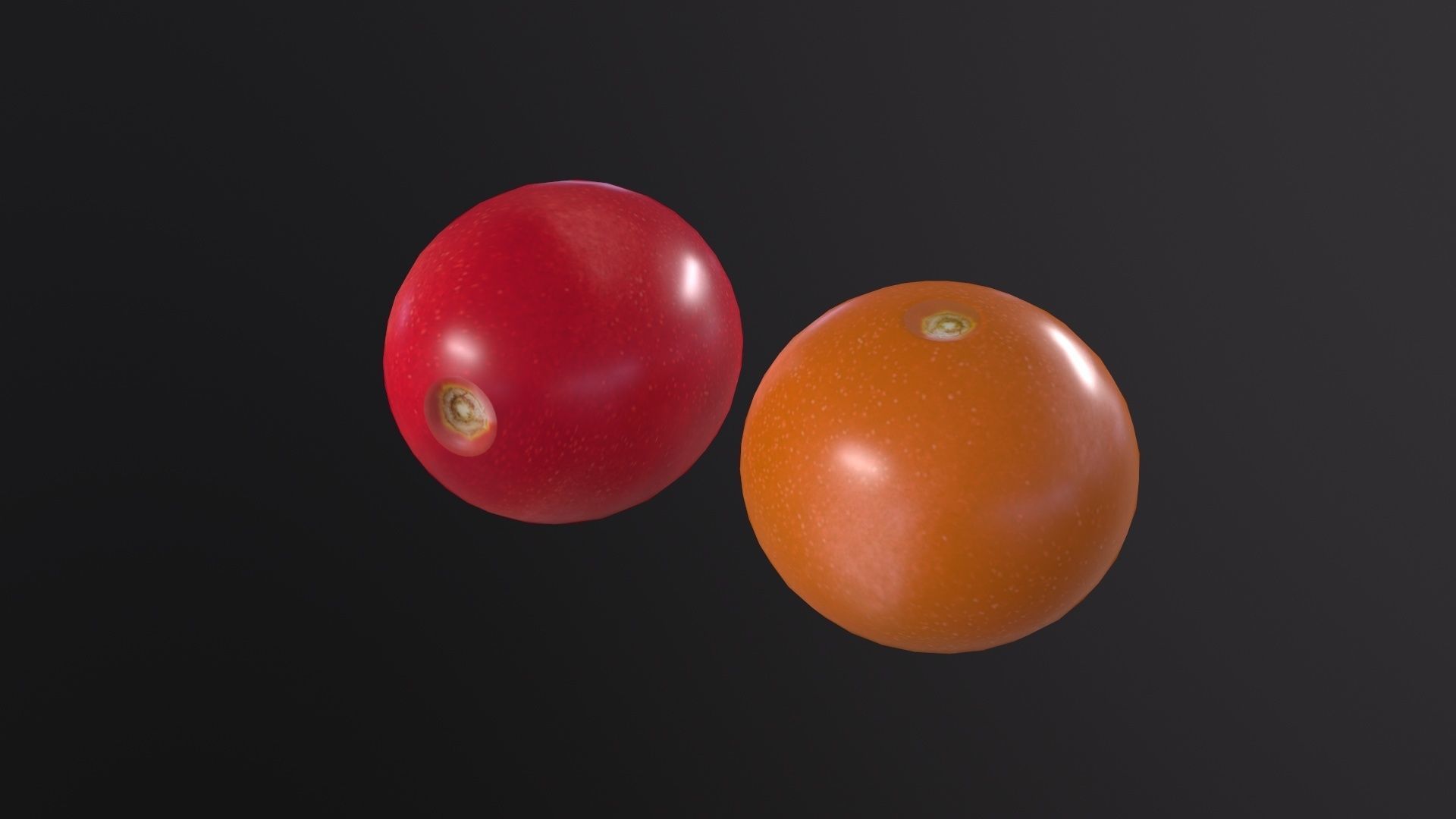 Tomatoes 3D Model Low-poly 3D model_3