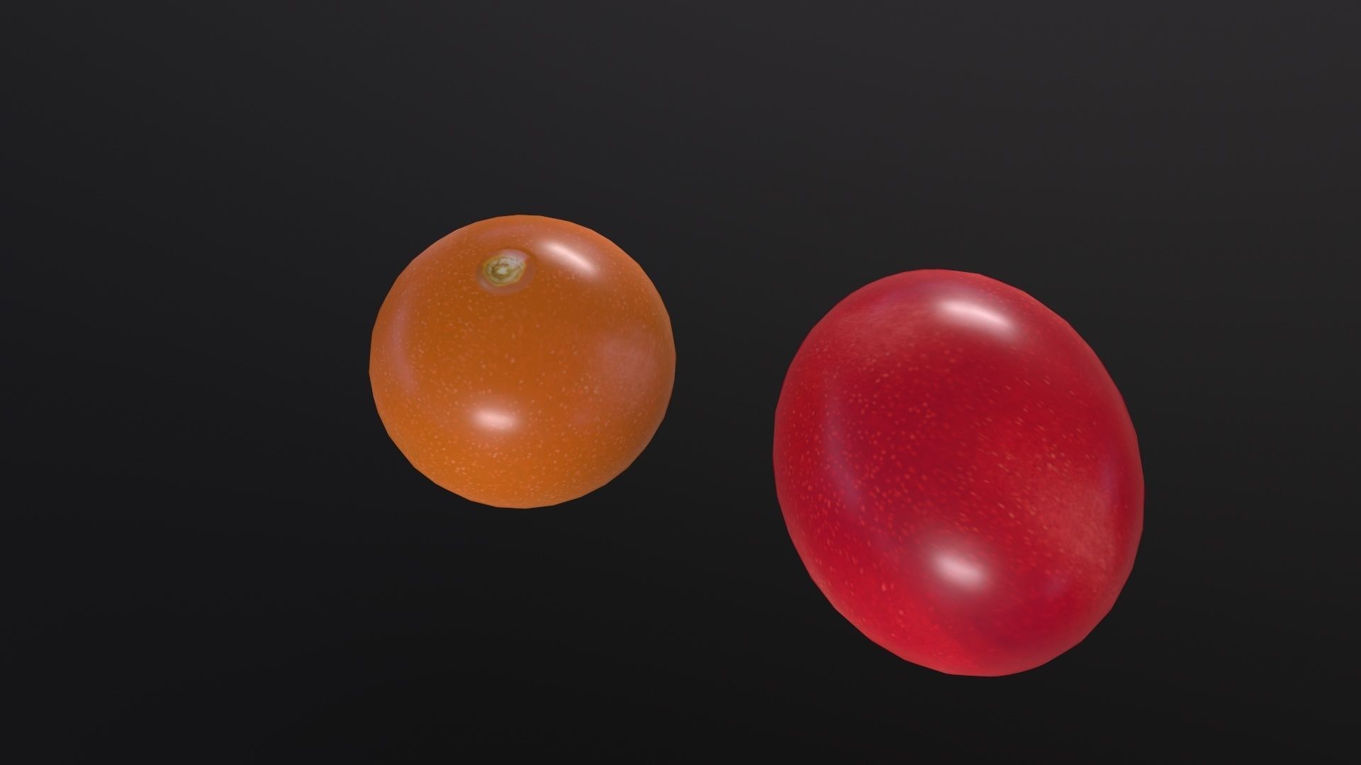 Tomatoes 3D Model Low-poly 3D model_2